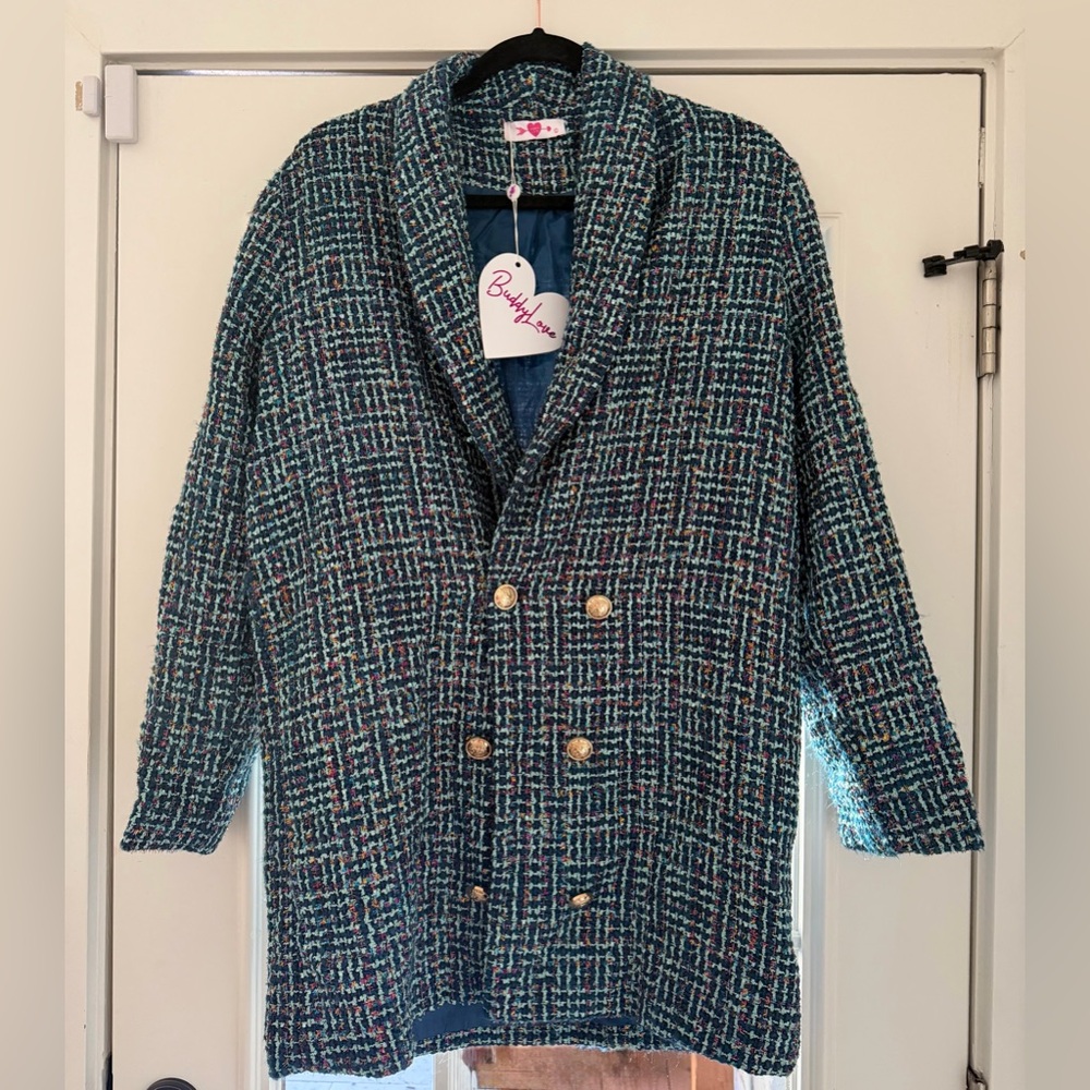 Buddy Love Multicolor Bouclé Jacket